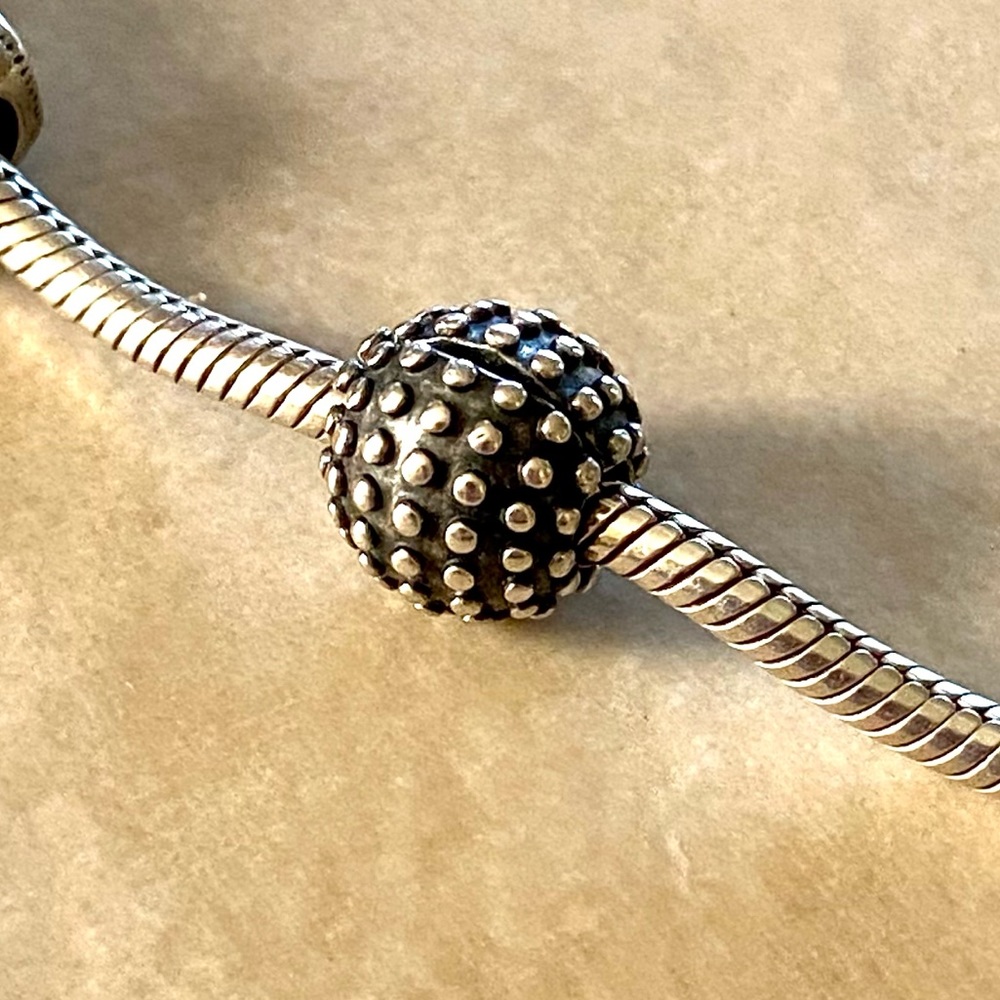 Pandora Silver Dot Clip Charm